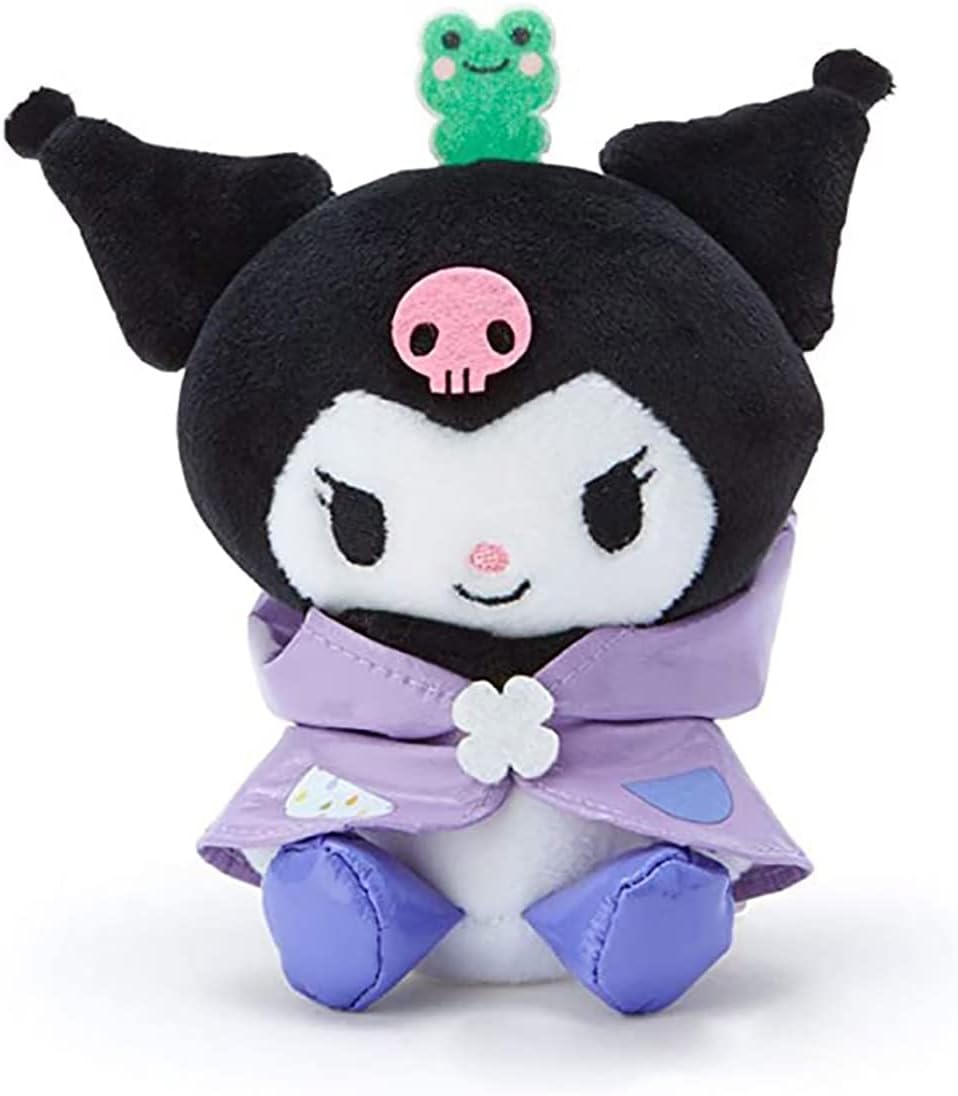 Huositi Lindo llavero de peluche de animales de peluche, figura de juguete para niña, llavero colgante.., Negro –