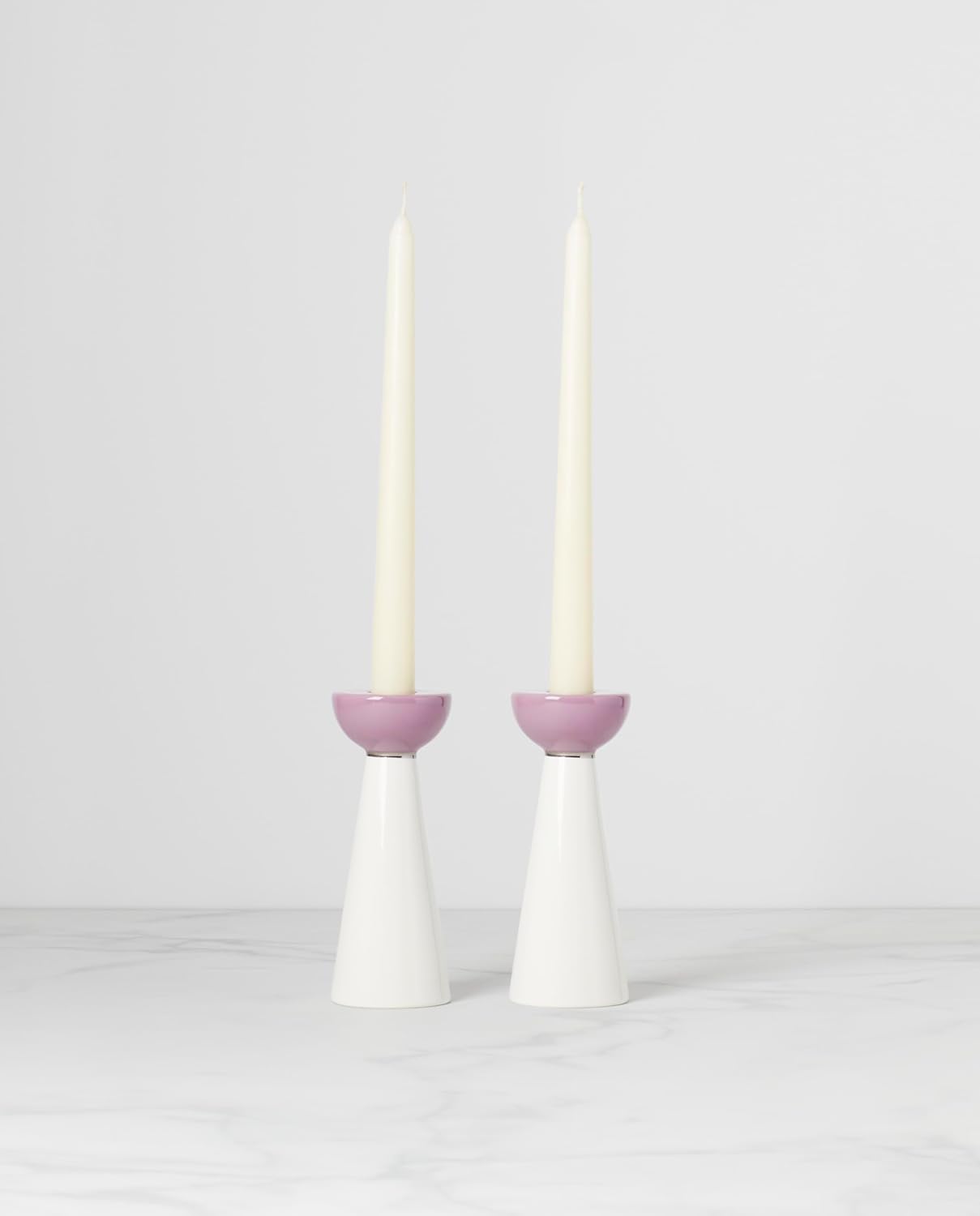 Kate Spade New York Oak Street – Juego de velas de 2 piezas, 1.30 libras, color blanco