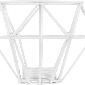 CALLARON Pantalla de lámpara de jaula Pantalla de lámpara de alambre Protector de lámpara de metal Pantalla de lámpara de diamante Cubierta de CALLARON Pantalla de lámpara de jaula Pantalla de lámpara de alambre Protector de lámpara de metal Pantalla de lámpara de diamante Cubierta de