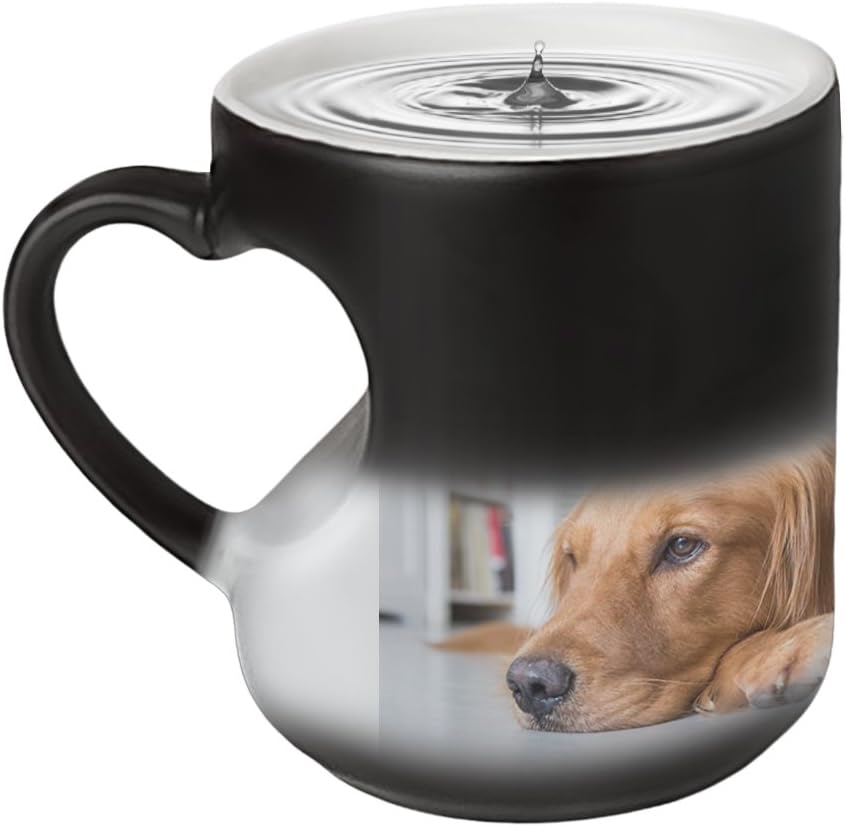 Taza de café mágica personalizada con foto, estampa personalizada DIY sensible al calor, taza de cerámica para recuerdo, cumpleaños, regalo de