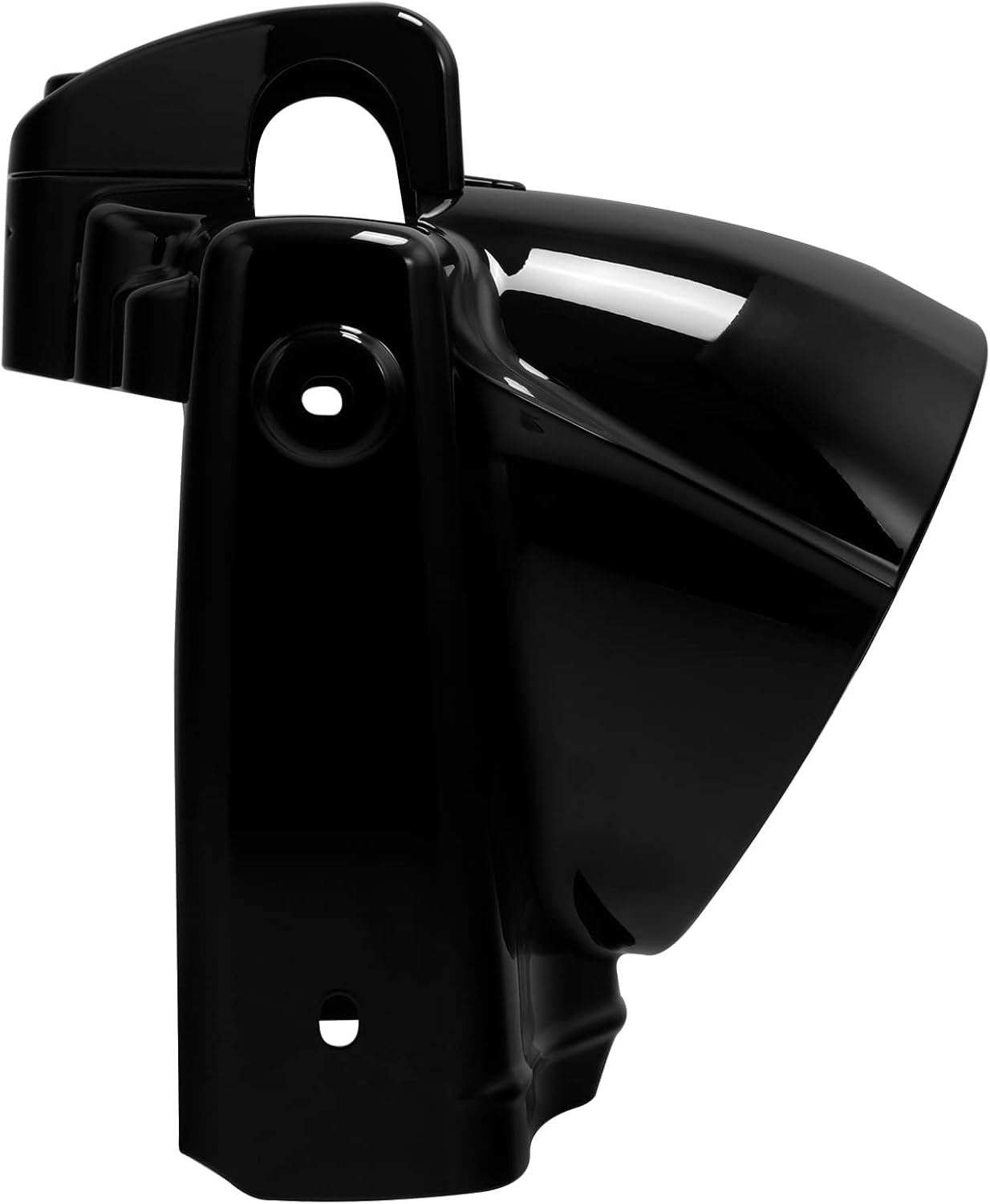 TCT-MOTORPARTS Cubierta de góndola para faros delanteros color negro brillante de 7 pulgadas para Harley Road King FLHR 2014-2023