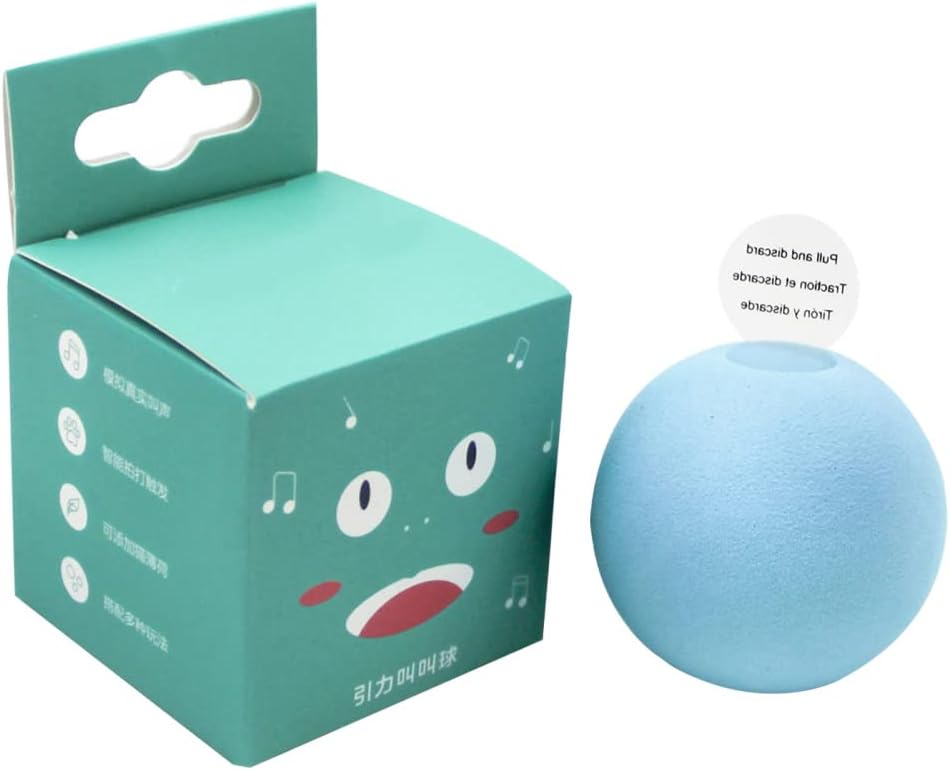 PHILISENMALL Pelotas de canto para gatitos, juguetes realistas de animales sonidos, juguetes de pelota estimulan para tu gatito