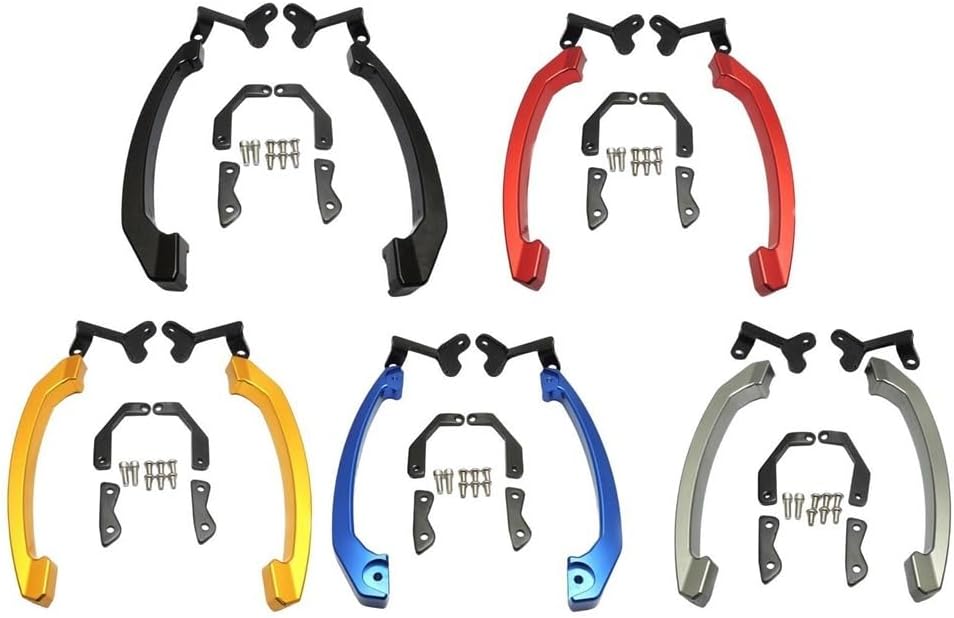 Reposabrazos de asiento trasero de motocicleta, barras de agarre para pasajeros, reposabrazos de cola, asas de asiento trasero para Y&AMAHA MT07