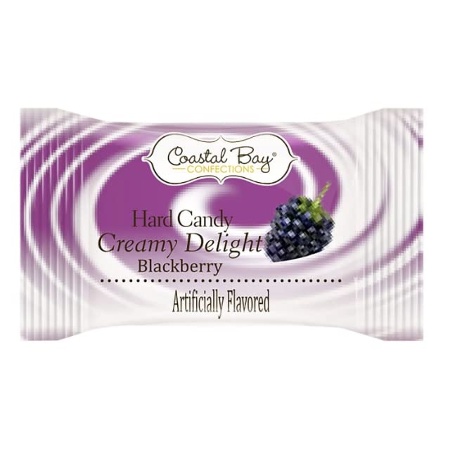 Delicia cremosa de caramelo duro  Sabores de fresa, melocotón y mora arremolinados en rica crema  Original clásico sabor dulce fresco envuelto