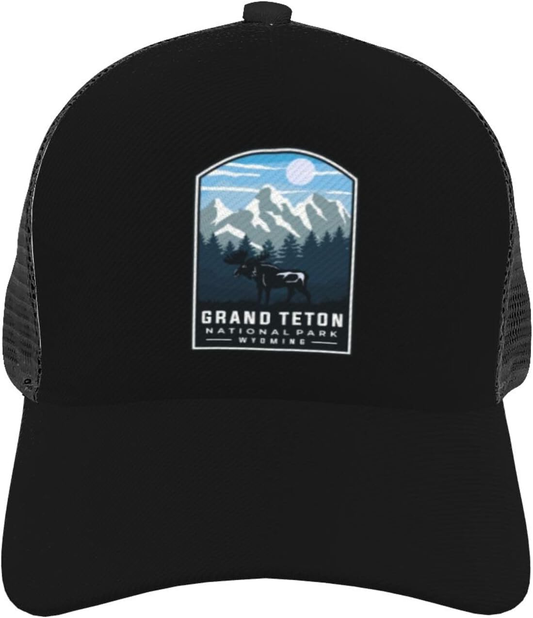Gorra de béisbol de malla para senderismo, gorras de béisbol para hombre, gorra de parque nacional Grand Teton