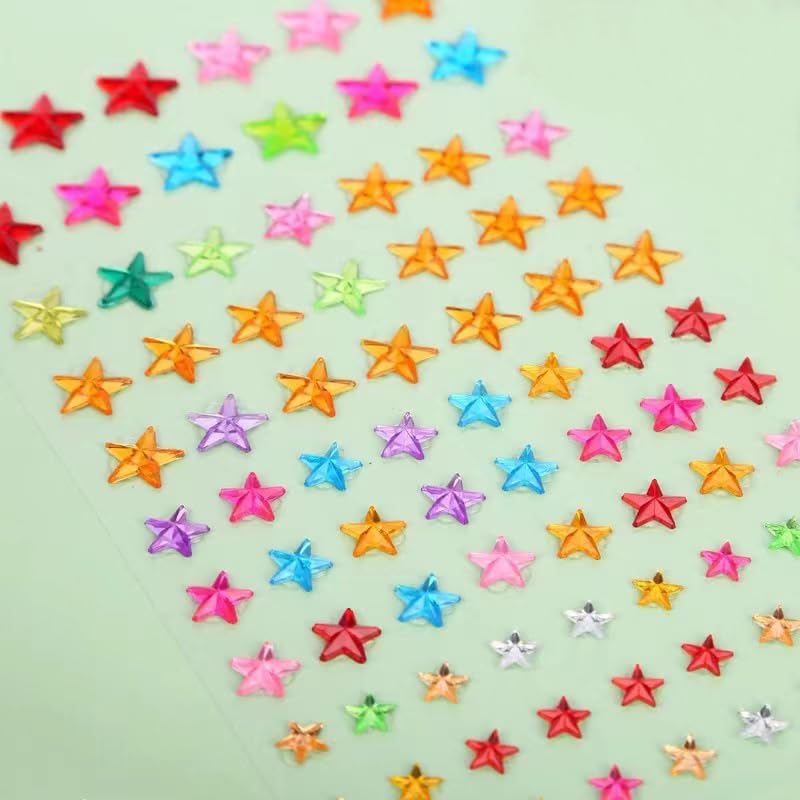 Calcomanías autoadhesivas de diamantes de imitación para Halloween, fiestas, tatuajes, arcoíris, cuerpo, cara, ojos, cabello, accesorios de festival