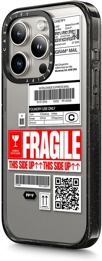 CASETiFY Funda Impact para iPhone 15 Pro Max 4 veces probada contra caídas de grado militar  protección contra caídas de 8.2 pies – Impresión de