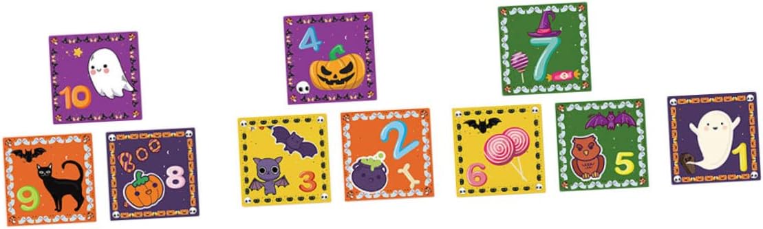 SAFIGLE 1 Unidades Hopscotch Floor Vision Kids Palymat Halloween Kid Ground Wallpaper Halloween Piso Pegatina Decoración Niños Juguetes Niños