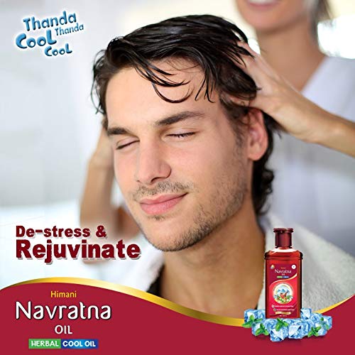Navratna – Aceite de hierbas ayurvédicas para el cabello de Emami  Himani Navratna, 16.9 fl oz, Thanda Thanda Cool Cool Cool