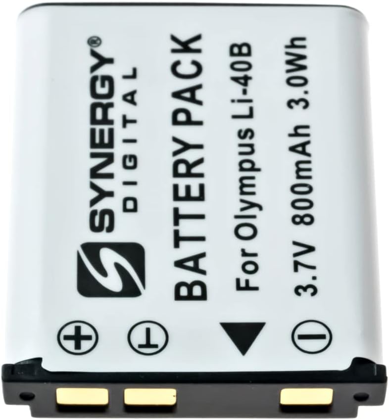 Synergy Digital Baterías para cámara, compatibles con cámara digital Kodak PIXPRO FZ53, (iones de litio, 3.7V, 800 mAh), repuesto para batería