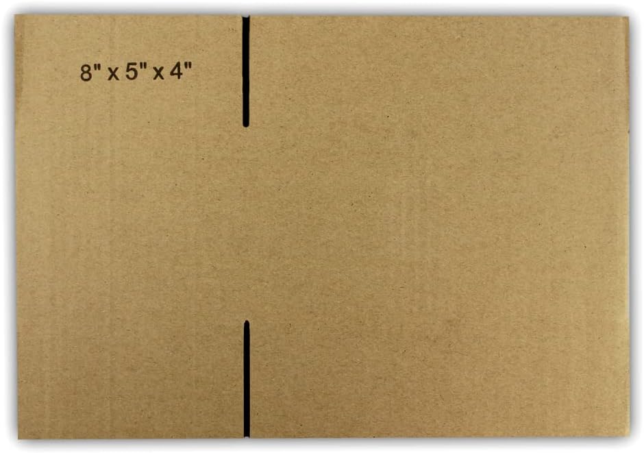 EcoSwift 30 cajas de embalaje de la cartulina acanalada 8x5x4 que envían por correo los cartones móviles de la caja de envío
