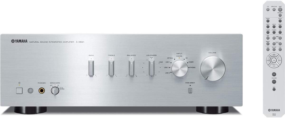 Amplificador de sonido Yamaha A-SX01BL A-S501 Plateado