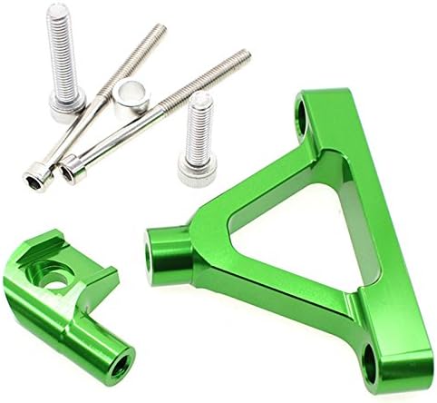 FXCNC Amortiguador de dirección CNC para motocicleta, estabilizador, barra de control de búfer con kit de soporte de montaje, juego completo