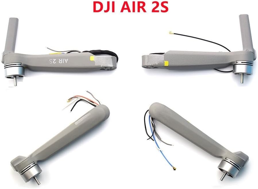 XNasu Para DJI AIR 2S Brazo motor izquierdo derecho delantero trasero Reparación de piezas de repuesto para DJI Mavic AIR 2S Drone Accesorios (color