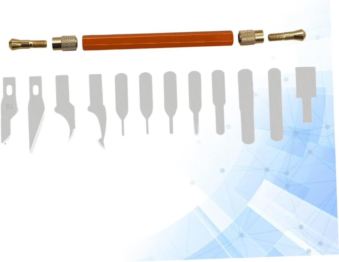 EXCEART 13pcs cuchillos de bisturí grabado tallado película de fricción