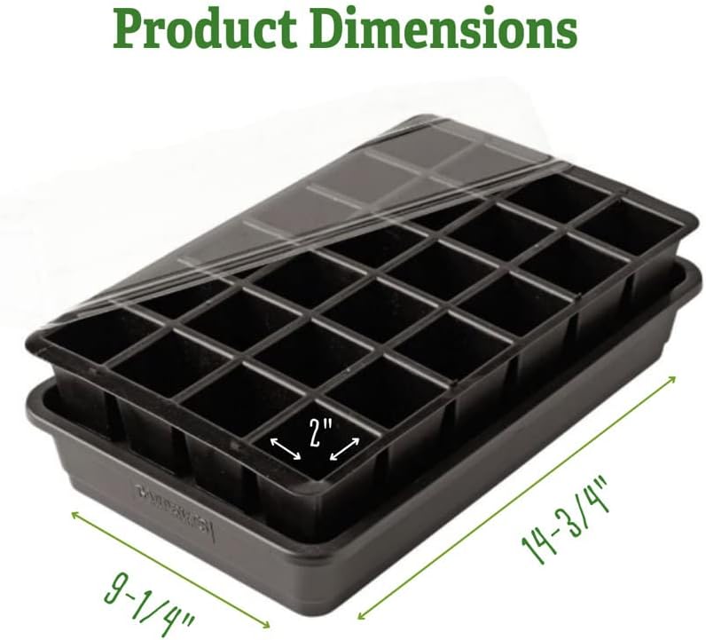 Gardeners Supply Company – Juego de iniciación de semillas  Mini kit de jardinería de invernadero orgánico de riego automático GrowEase con mezcla