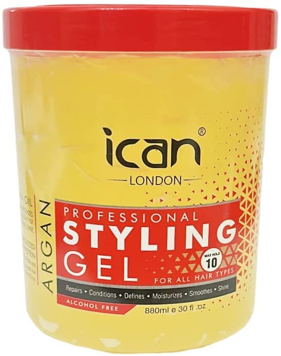 Gel para peinar aceite de argán sin alcohol 29.8 fl oz