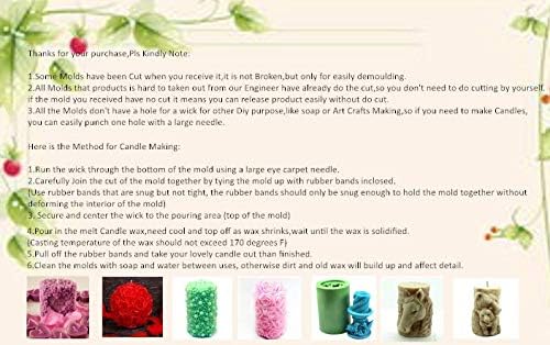 GreatMold – Molde de silicona para velas de ciervos 3D, moldes de cera para velas decoradas, herramienta de fabricación de jabón hecho a mano, molde