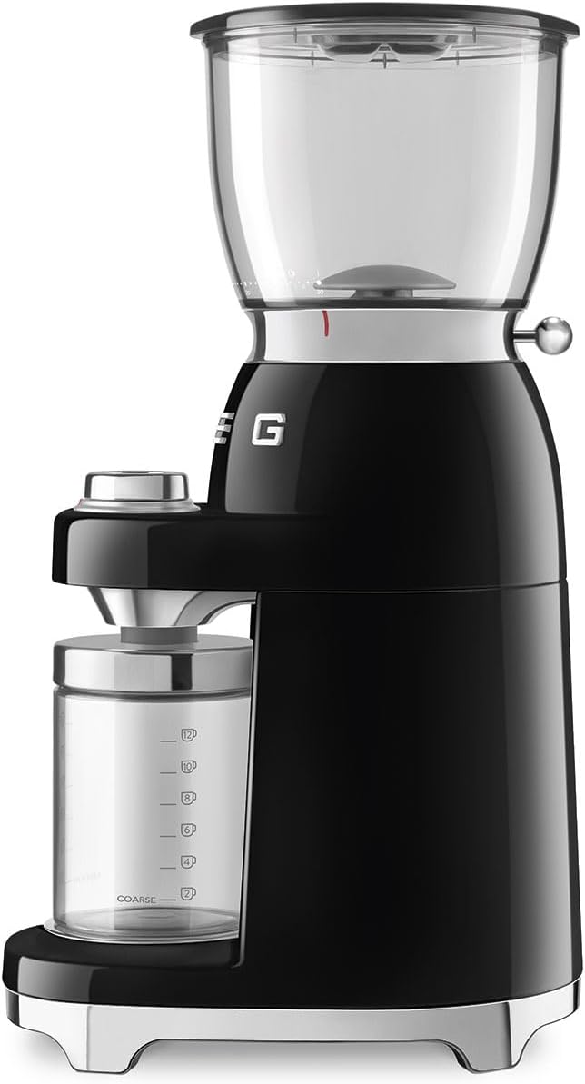 SMEG Molinillo de café eléctrico retro (negro)
