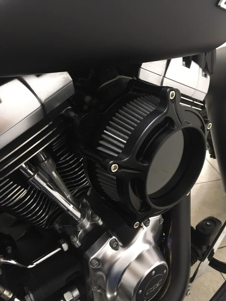 HDBUBALUS Filtro de aire CNC para motocicleta, filtro de aire, sistema de admisión apto para Harley Touring Trike Street Glide Road Glide Softail