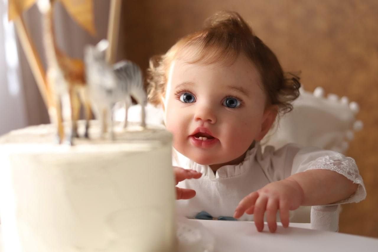cosheng Muñeca de bebé Reborn para niñas de 24 pulgadas, muñeca de bebé realista de silicona suave con venas realistas para niños a partir de 3 años