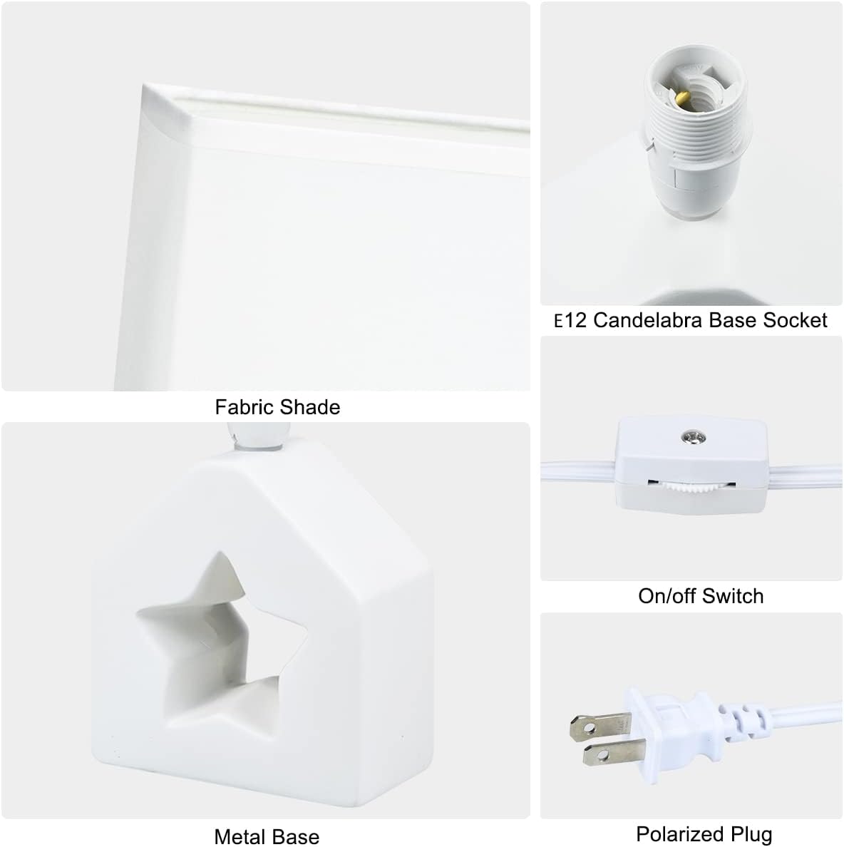 Lampwell Vera – Lámpara de mesa pequeña para sala de estar como lámpara de mesita de noche para dormitorio, lámpara de mesa moderna de cerámica,
