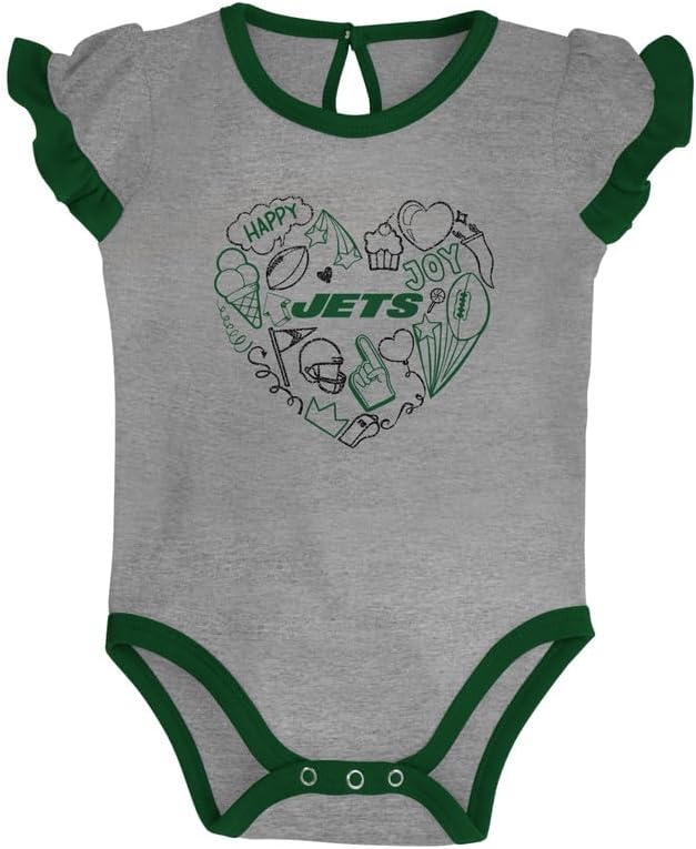Outerstuff NFL – Conjunto de 2 piezas para recién nacidos con diseño de enredadera