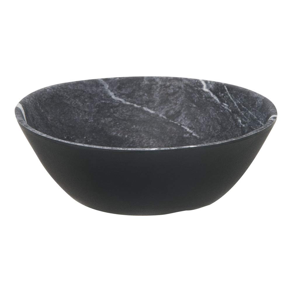 Carlisle FoodService Products Ridge – Tazón de sopa de plástico reutilizable para el hogar y el restaurante, melamina, 8 onzas, esteatita