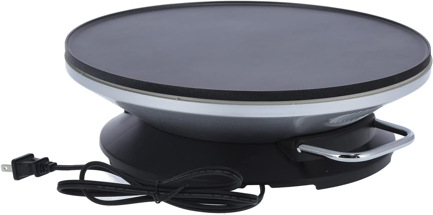 Máquina de panqueques Fabricante de enchufes Utensilios para hornear Fabricante de panqueques para el hogar Material Crepe Maker Grill Aluminio