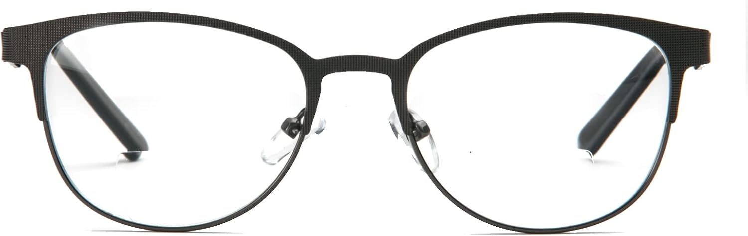 MMOWW Anteojos de lectura bifocales para mujer, con bloqueo de luz azul, color morado (gris, 1.00)