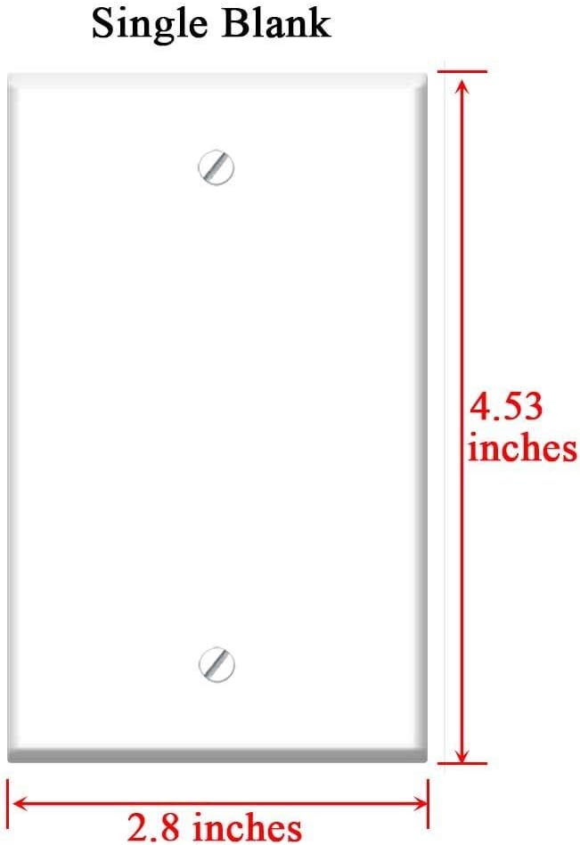 Single-Gang Blank Wall Plate Cover – The Field Nature India Quindio Colombia