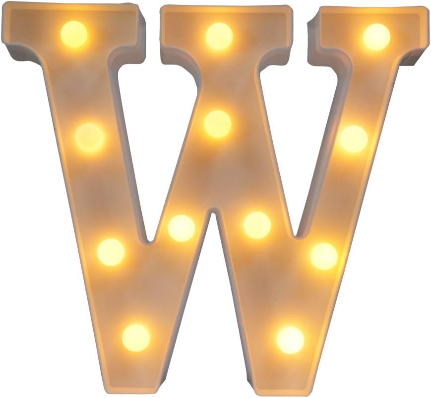 CJWDZ – Letreros LED para decoración de habitación, bonita decoración del hogar, letreros iluminados para pared, dormitorio, fiesta, boda,
