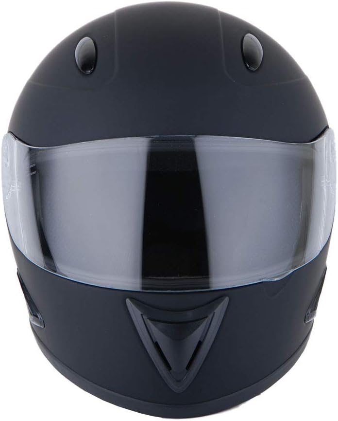 1Storm – Casco completo con alas y cuernos para motocicleta