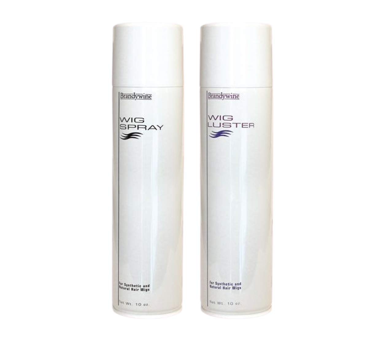 Paquete de 2 piezas 10 oz Arerosal peluca Spray y brillo de peluca por Brandywine