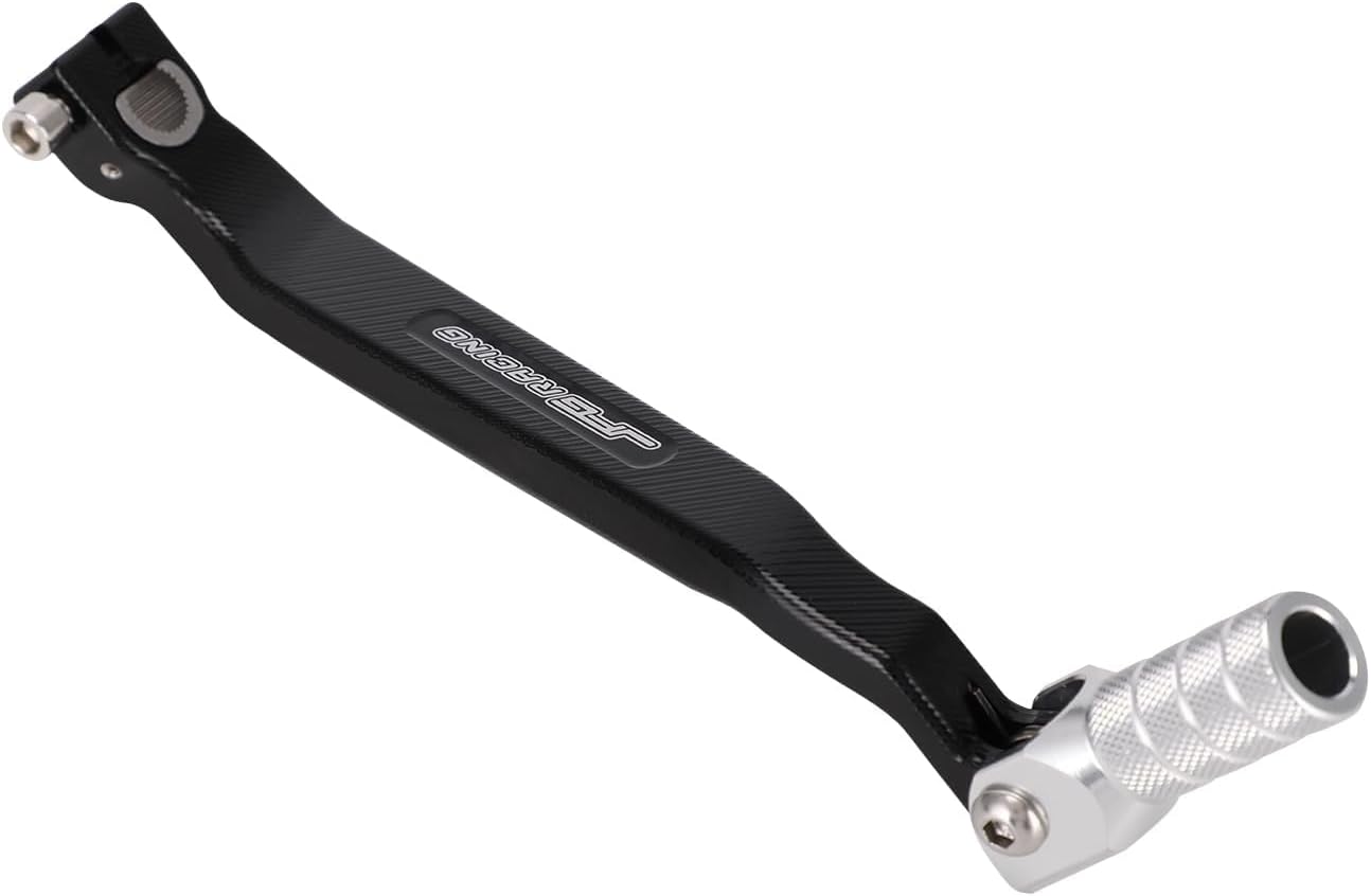 JFG RACING Palanca de cambio de engranajes de motocicleta Punta plegable de varilla extendida CNC para KLR 650 KLR650 1987-2018 Plata