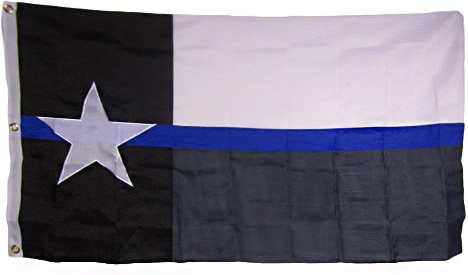 Premium 3×5 Embroidered Thin Line State 600D 2ply Nylon Flag 3’x5′