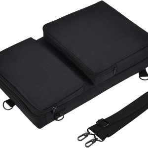 Estuche de transporte portátil para viaje compatible con DDJ-FLX4  DDJ-400  DDJ-SB3 controlador portátil y auriculares DJ (negro) Estuche de transporte portátil para viaje compatible con DDJ-FLX4  DDJ-400  DDJ-SB3 controlador portátil y auriculares DJ (negro)