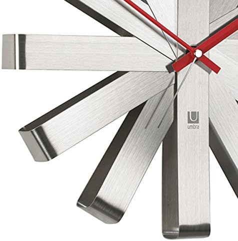 Umbra Reloj de pared de cinta de 12 pulgadas