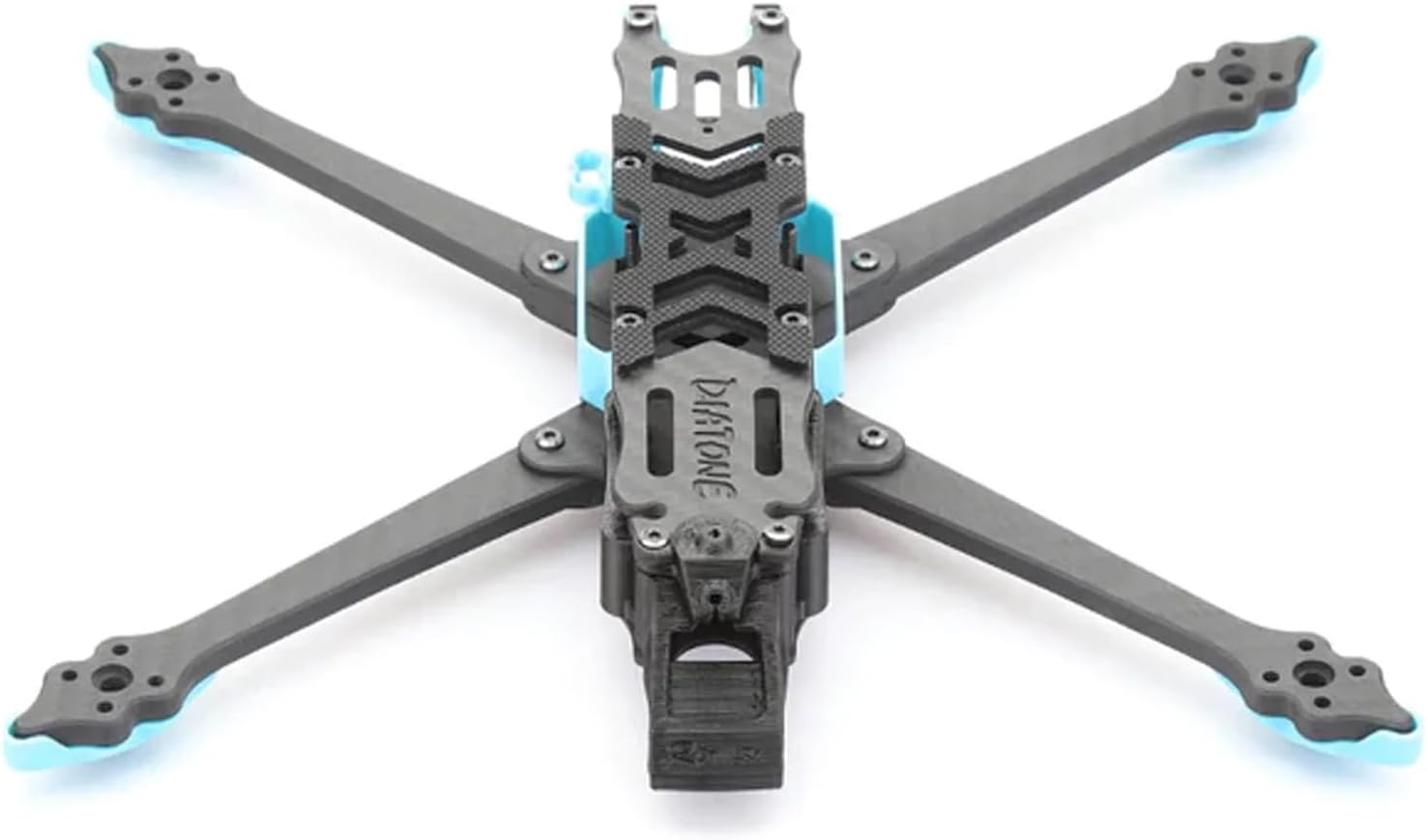 Diatone Roma F7 11.417 in FPV Racing Drone Frame Kit – 0.157 in 3K fibra de carbono, rápida y ágil, fácil personalización – Plataforma profesional
