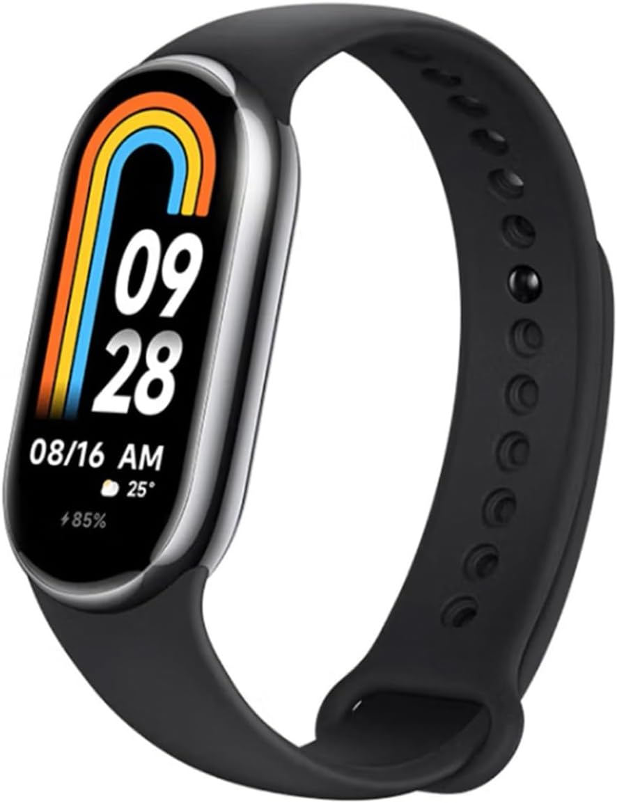 Xiaomi Mi Smart Band 8 (versión global) Rastreador de salud y fitness con frecuencia de actualización de 60 Hz, pantalla AMOLED de 1.62 pulgadas,