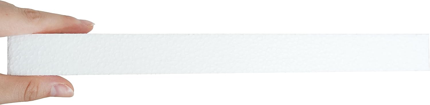 DNB Craft – Tabla de espuma gruesa de poliestireno rectangular de 17 x 11 x 1 pulgadas, 6 piezas, suministros para manualidades y artes