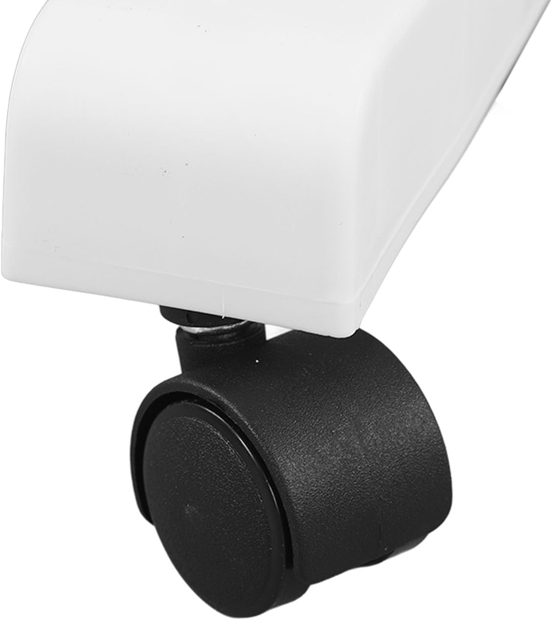 Estante organizador de almacenamiento blanco, estantería movible de plástico extraíble para sala de estudio en el hogar (5 capas)