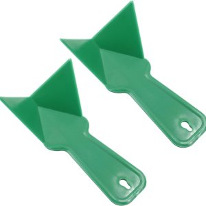 Raspador de esquina de plástico verde para paneles de yeso, 6.7 x 3.7 in, herramienta de esquina de plástico para pared de yeso para piso de cerámica Raspador de esquina de plástico verde para paneles de yeso, 6.7 x 3.7 in, herramienta de esquina de plástico para pared de yeso para piso de cerámica