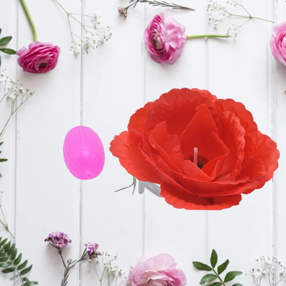 Rosetoy – Broche divertido de 1 pieza con diseño de rosas para rociar agua, simulación creativa, juguetes complicados, suministros de broma para