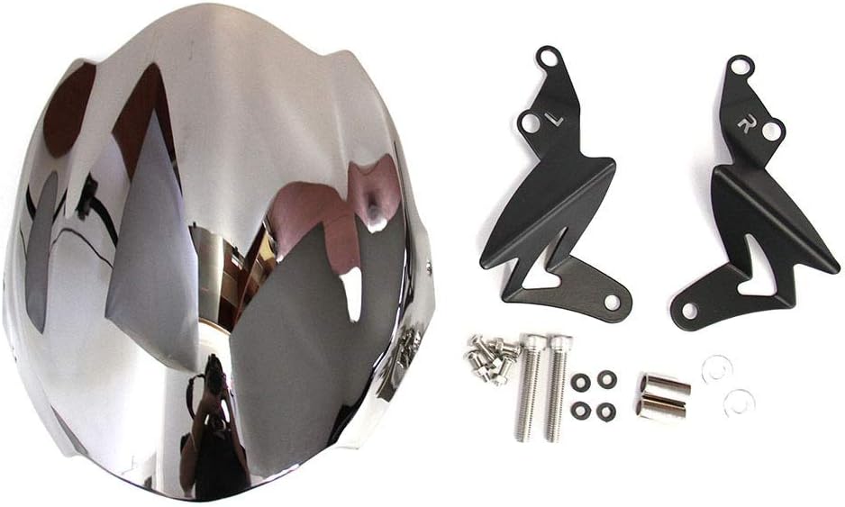 Tornillos para parabrisas de motocicleta, accesorios compatibles con deflectores de viento Iridium Ducati 696 2009 2010 2011 (color iridio profundo)