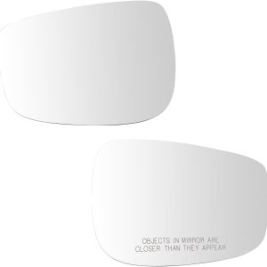 TRQ Juego de cristales de espejo compatible con Mazda CX-3 2015-2016 CX-5 2016-2016 TRQ Juego de cristales de espejo compatible con Mazda CX-3 2015-2016 CX-5 2016-2016