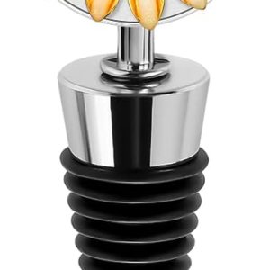 Soleebee 1 paquete de tapones decorativos para vino, delicados tapones de vino con diamantes con motivos de animales y plantas, tapones Soleebee 1 paquete de tapones decorativos para vino, delicados tapones de vino con diamantes con motivos de animales y plantas, tapones