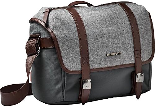 Manfrotto MB LF-WN-MS – Bolsa tipo mensajero para CSC Lifestyle Windsor S, color gris