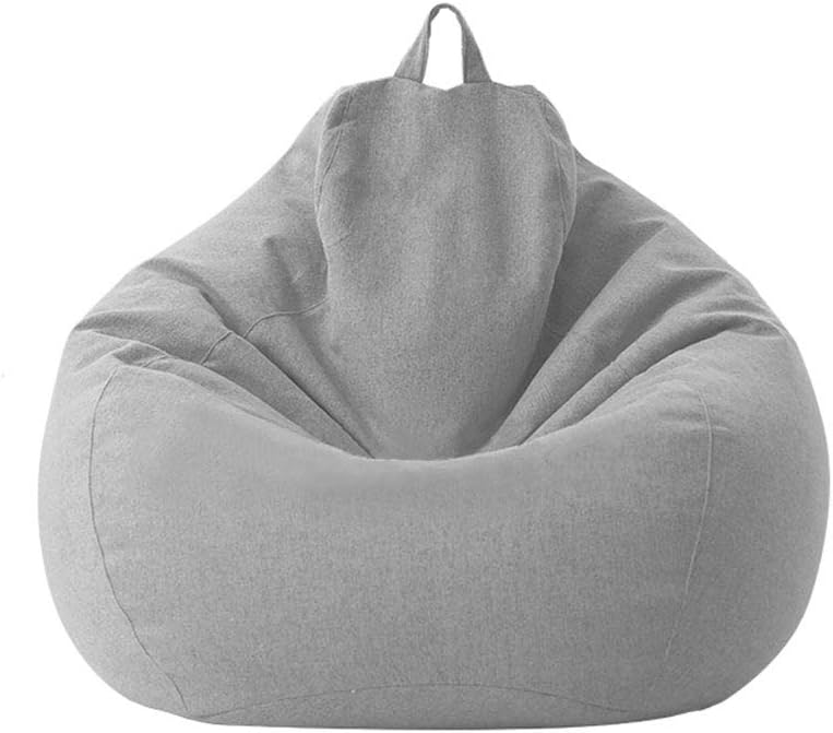 Puf de lona impermeable con diseño de animales de felpa, funda de sofá, organización de sala de juegos para niños