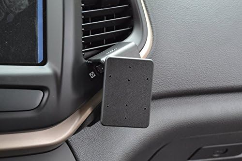 Scosche PC855026 ProClip – Soporte de tablero en ángulo compatible con J eep Cherokee 2014-2023 (solo base de montaje)